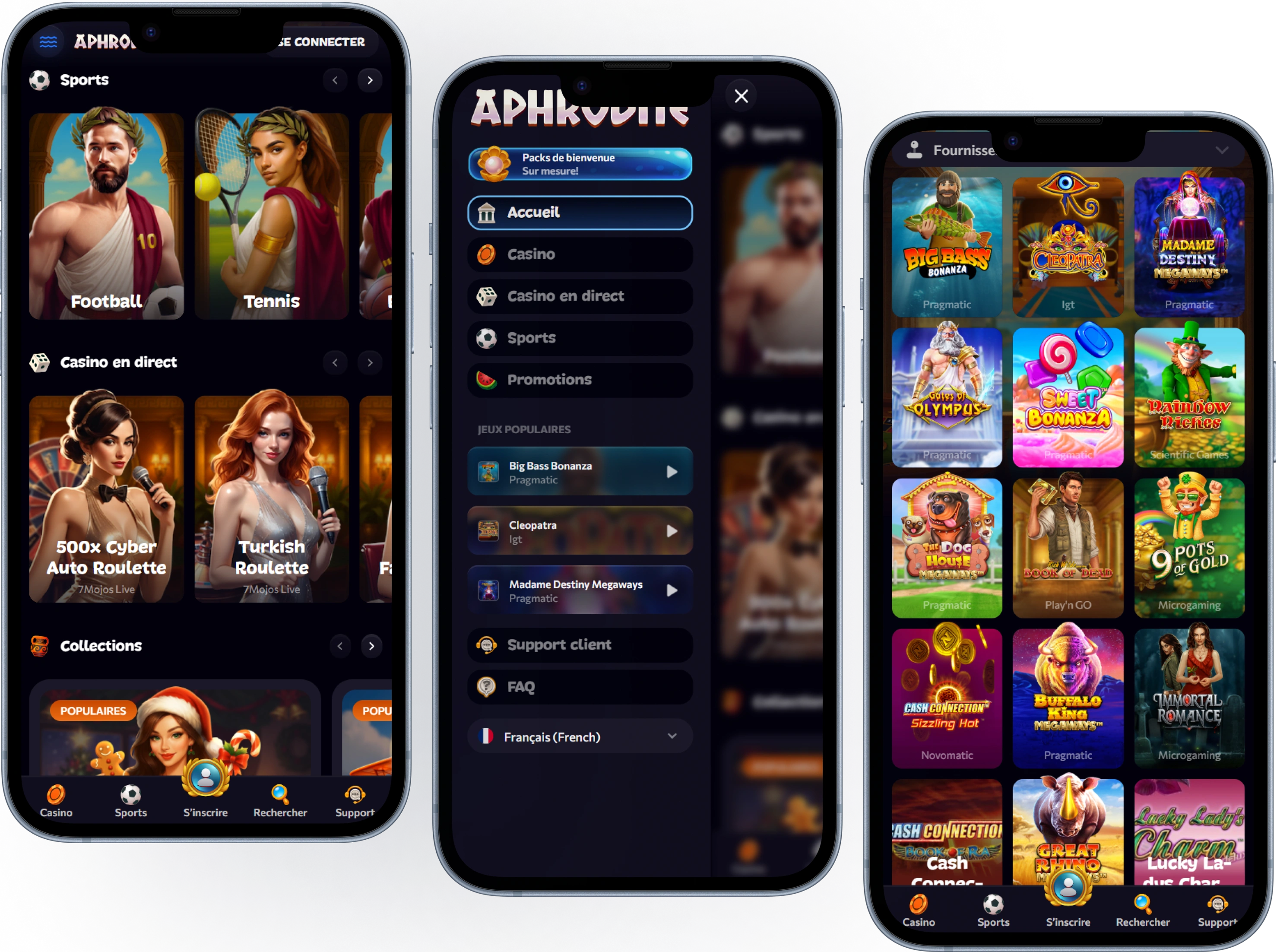 Aphrodite Casino Application Mobile